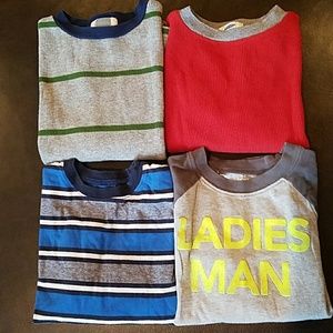 Boys Size 5 Long Tees - Excellent Condition